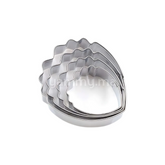 SET. 4 Emporte-pièces Pétale de Pivoine en Inox M2